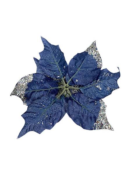 Gwiazda betlejemska 20 cm niebieska