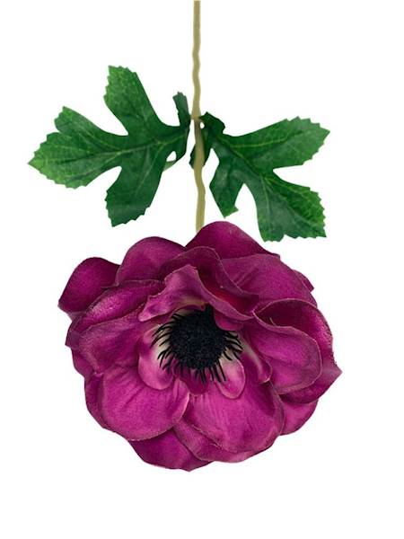 Anemon gałązka 50 cm ciemny róż