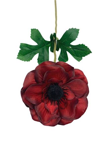 Anemon gałązka 50 cm czerwony