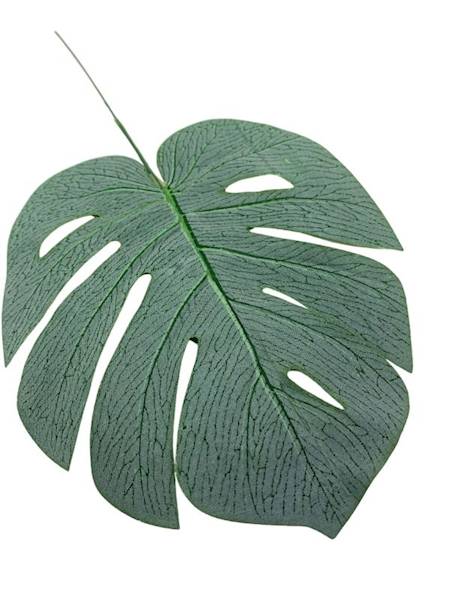 Monstera liść omszony 36 cm zielony