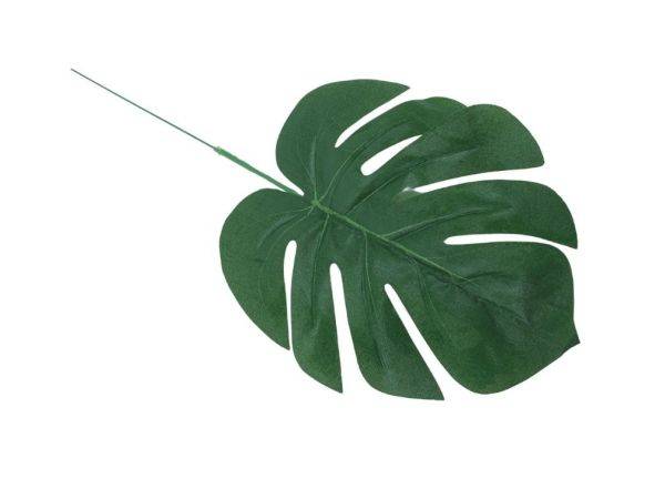 Monstera liść 35 cm zielony
