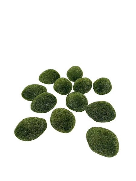 Kamienie omszone komplet 12 szt.