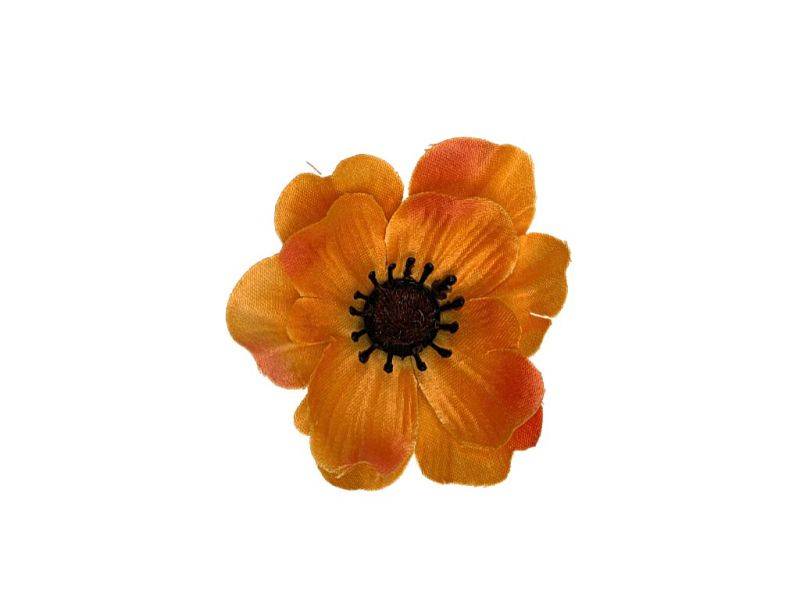 Anemon główka 7 cm pomarańczowy