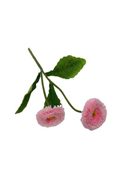 Stokrotki gałązka 23 cm jasny róż