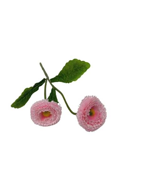 Stokrotki gałązka 23 cm jasny róż