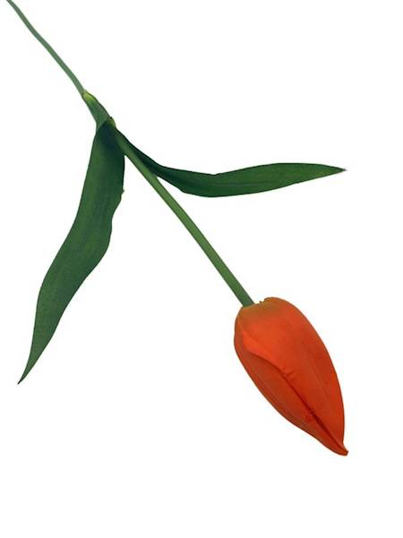 Tulipan gałązka 55 cm pomarańczowy