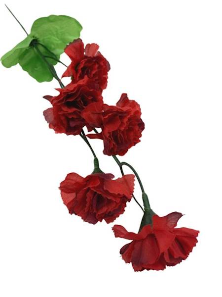 Goździk gałązka 40 cm czerwony