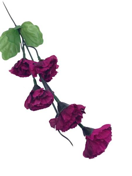 Goździk gałązka 40 cm purpurowy