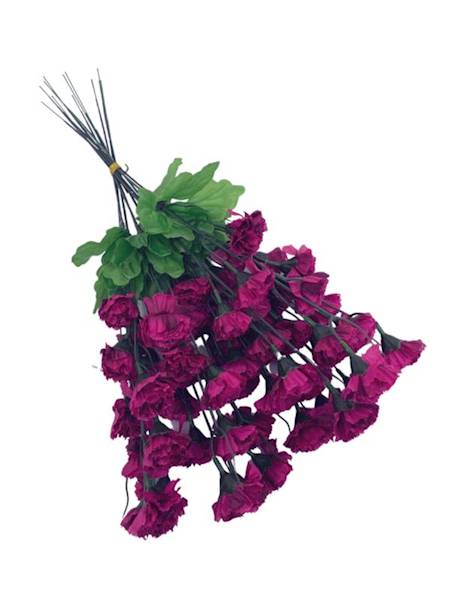 Goździk gałązka 40 cm purpurowy