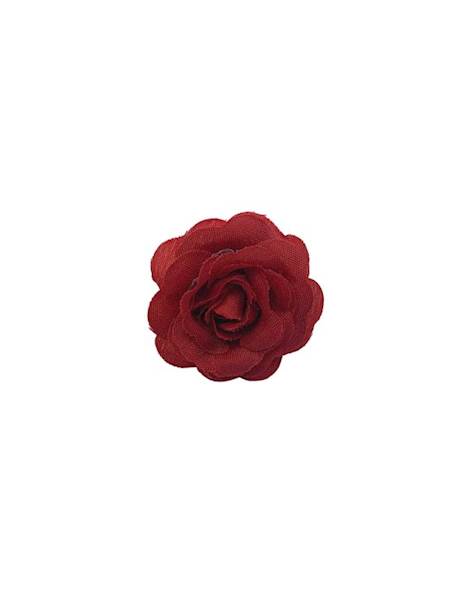 Róża mini główka 3 cm czerwona