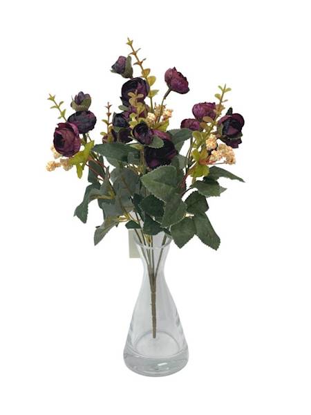 Pełnik bukiet 35 cm bordowy