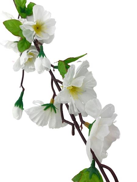 Kwiat jabłoni gałązka 62 cm biały