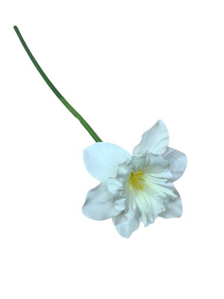 Żonkil gałązka 51 cm kremowy