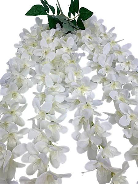 Wisteria 85 cm kremowa