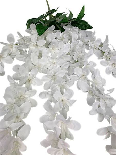 Wisteria 85 cm biała