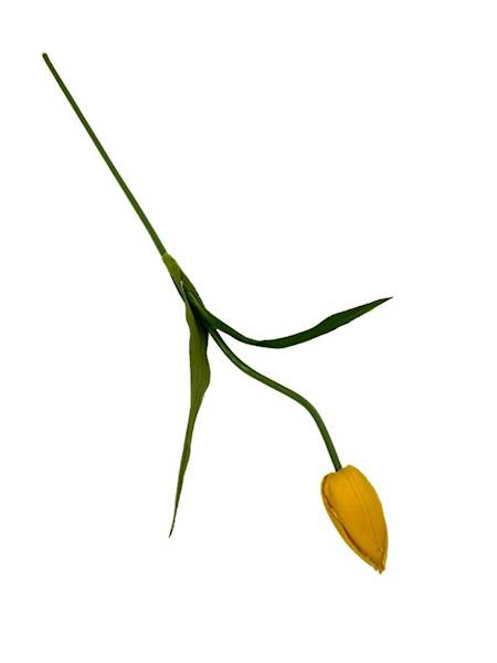 Tulipan gałązka 55 cm żółty