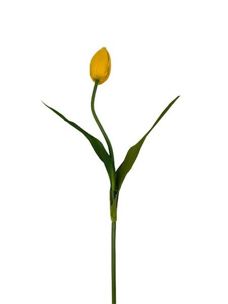 Tulipan gałązka 55 cm żółty