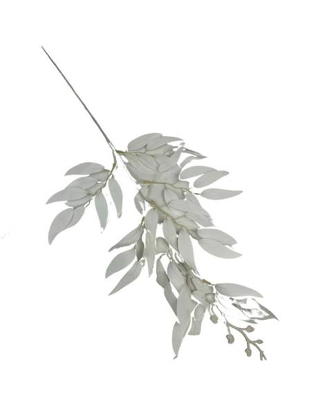 Ruskus gałązka 61 cm biały
