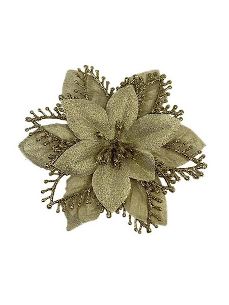 Gwiazda betlejemska główka 15 cm złota