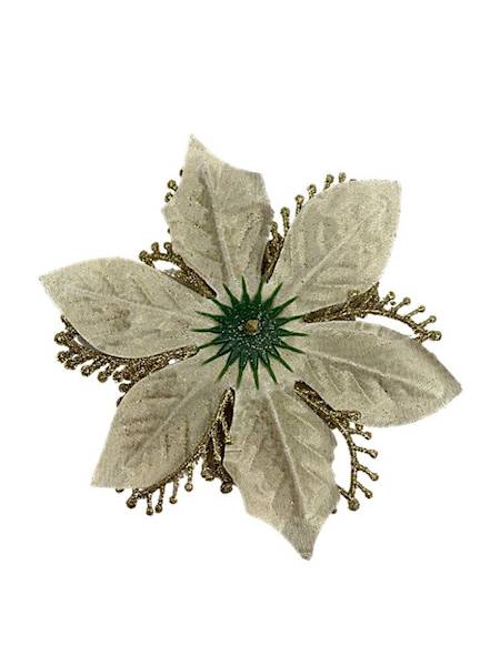 Gwiazda betlejemska główka 15 cm złota