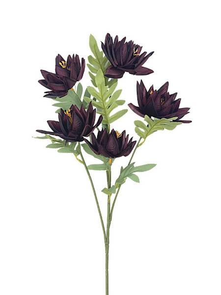 Dalia gałązka 72 cm ciemno bordowa