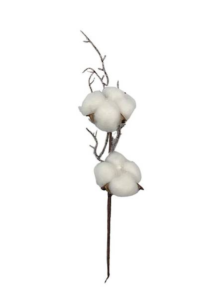 Bawełna na piku 30 cm biała