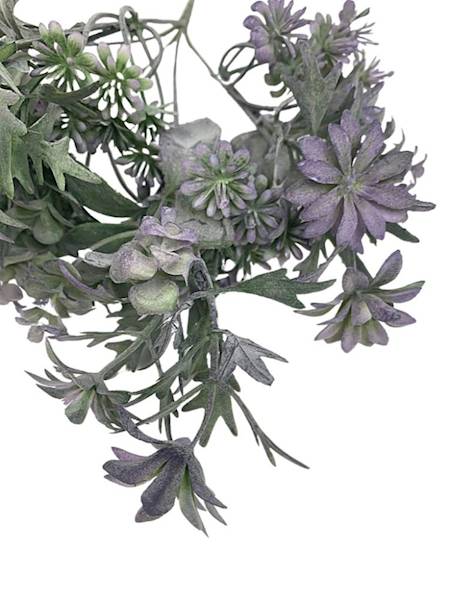 Bukiet z kwiatuszkami 33 cm fioletowy