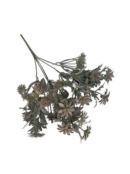 Bukiet z kwiatuszkami 33 cm brązowy