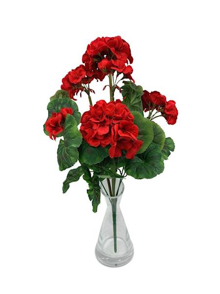 Bukiet pelargonia 45 cm czerwona