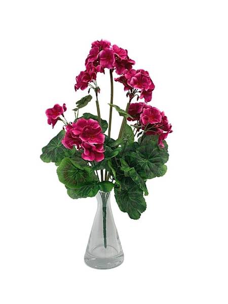 Bukiet pelargonia 45 cm fuksja