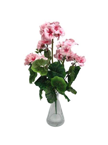 Bukiet pelargonia 45 cm jasny róż