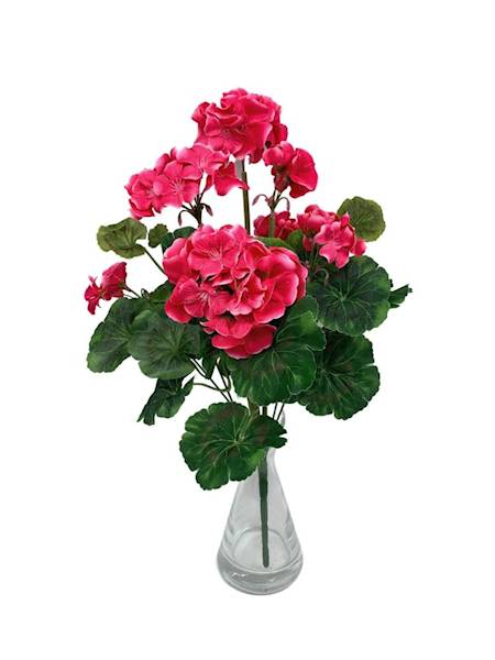 Bukiet pelargonia 45 cm różowa