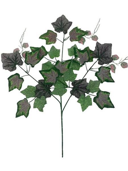 Liść winogrona omszony 70 cm zielono fioletowy