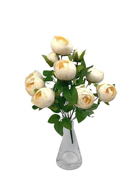 Pełnik bukiet 36 cm kremowy