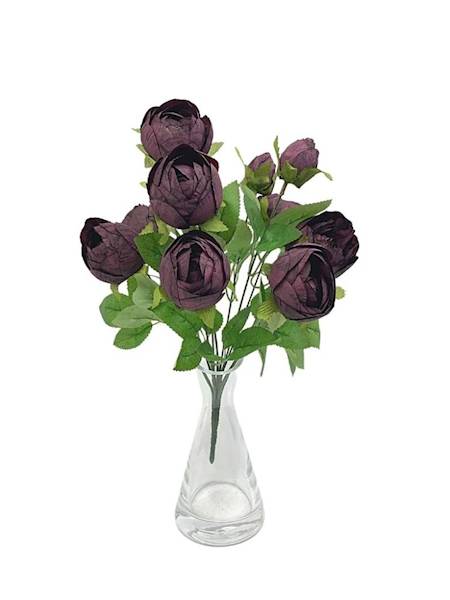 Pełnik bukiet 36 cm śliwkowy