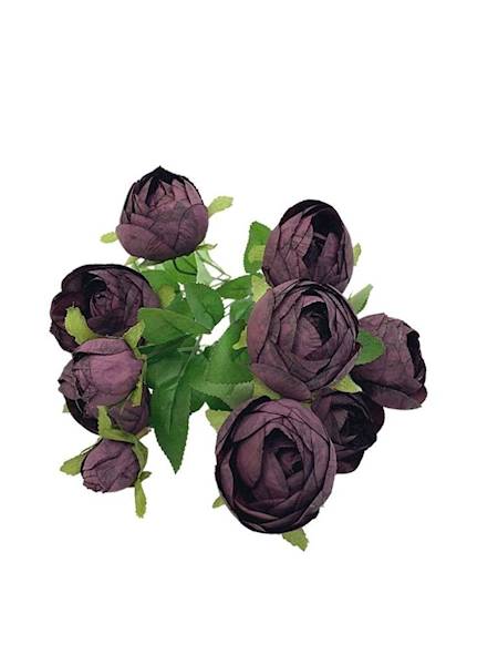 Pełnik bukiet 36 cm śliwkowy