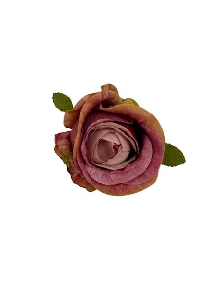 Róża główka 6 cm brudny róż