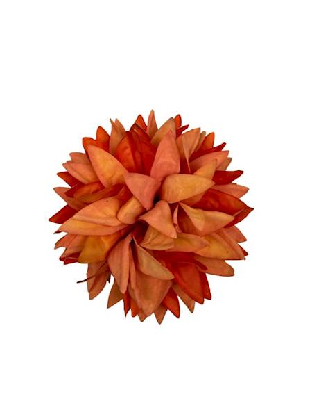Dalia główka 12 cm pomarańczowa
