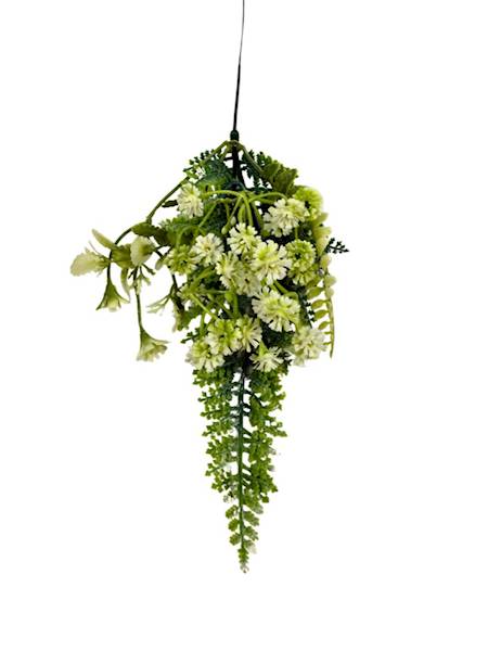 Gipsówka gałązka dodatków 30 cm biała