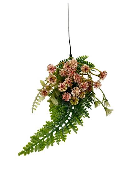 Gipsówka gałązka dodatków 30 cm różowa