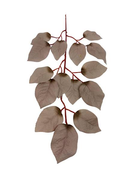 Liść róży 55 cm ciemny beż