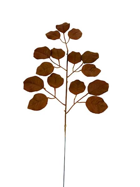 Liść róży 55 cm brąz