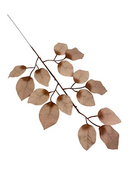 Liść róży 55 cm jasny brąz