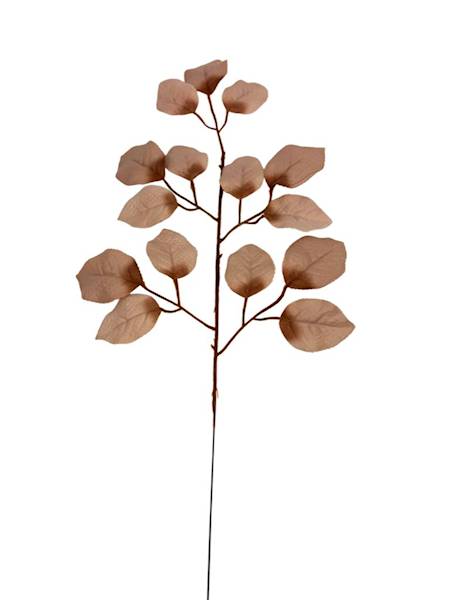 Liść róży 55 cm jasny brąz