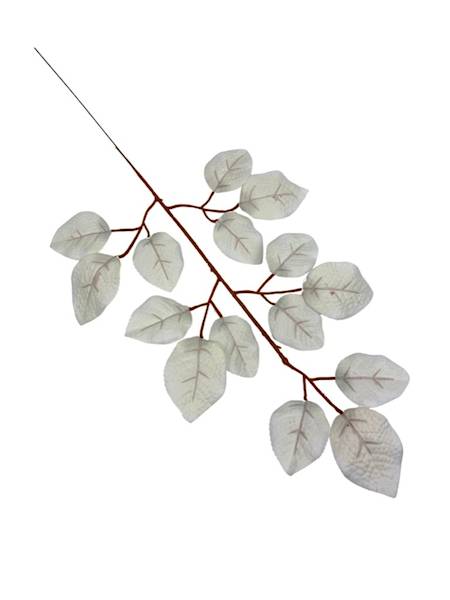 Liść róży 55 cm kremowy