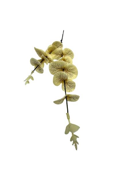 Eukaliptus gałązka 64 cm delikatnie żółty
