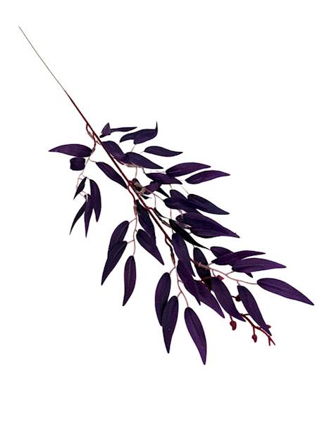Ruskus gałązka 61 cm ciemny fiolet