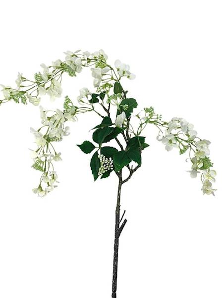 Hortensja gałązka kwitnąca 85 cm biała