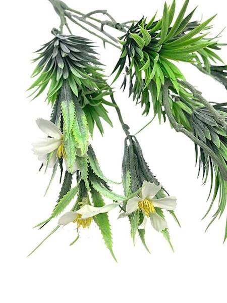 Bukiet kwiatuszki kremowe 52 cm