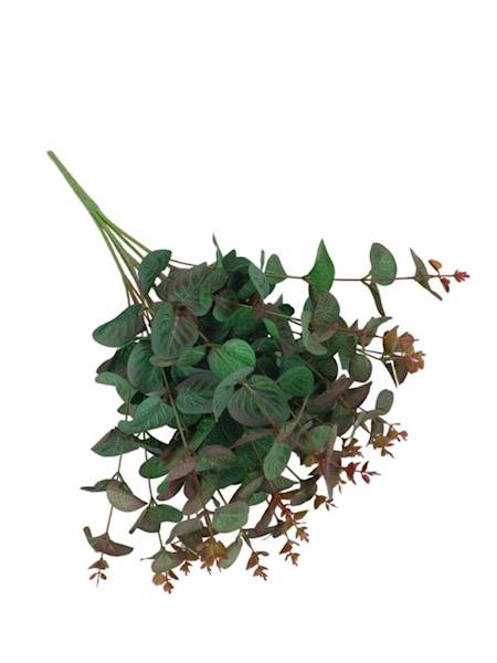 Bukiet eukaliptus 47 cm zielony z bordo